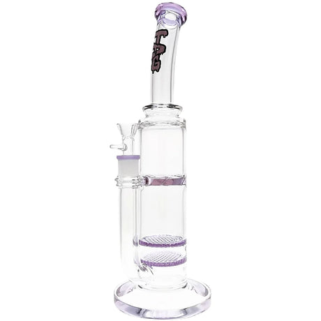 Thick Ass Glass 16" Double Honeycomb Bong w/ Spinning Guard