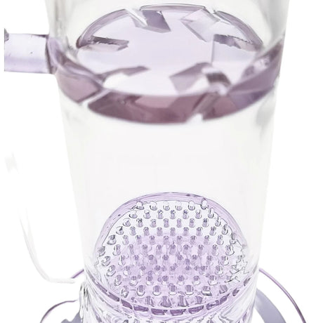Thick Ass Glass 16" Double Honeycomb Bong w/ Spinning Guard
