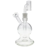 Thick Ass Glass 6" Globe Rig w/ Froth Showerhead Percolator 14MM Female