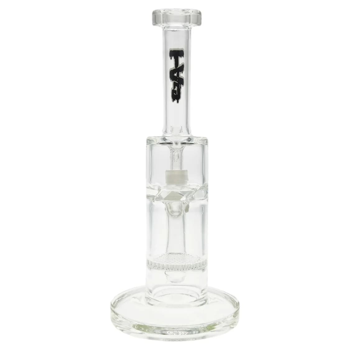 Thick Ass Glass 9.5" Honeycomb Percolator Bong w/ Spinning Splashguard, 18MM Female