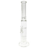 Thick Ass Glass 20" Triple Honeycomb Quartz Bong w/ Spinning Guard