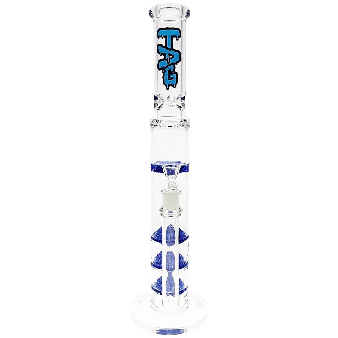 Thick Ass Glass 20" Triple Disc & Spinning Guard Bong 50x7MM 18MM Female