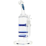 Thick Ass Glass 12" Honeycomb Dual Percolator Bong with Spinning Guard