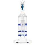 Thick Ass Glass 12" Honeycomb Dual Percolator Bong with Spinning Guard