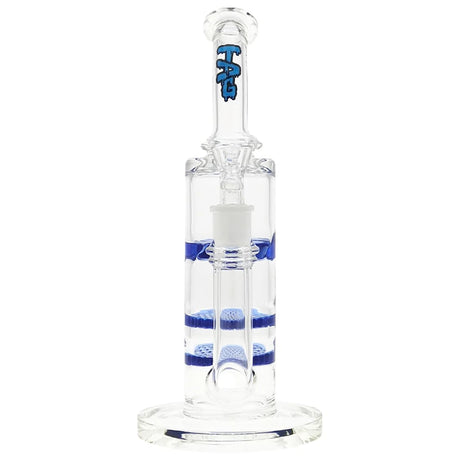 Thick Ass Glass 12" Honeycomb Dual Percolator Bong with Spinning Guard