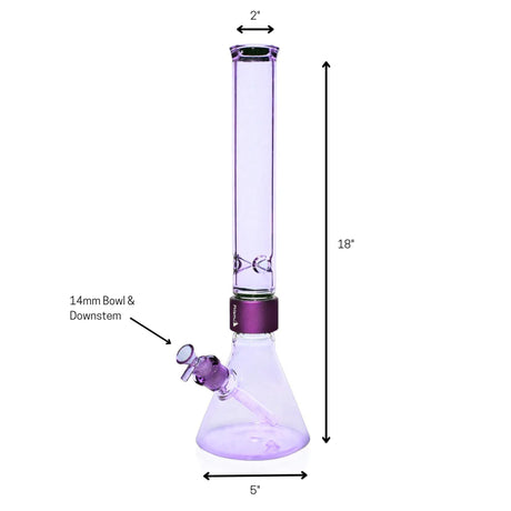 Tall Monochrome Beaker Single Stack