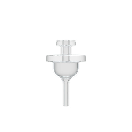 Dr Dabber Boost Evo TDE Replacement Carb Cap, clear glass, front view on white background
