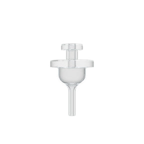 Dr Dabber Boost Evo TDE Replacement Carb Cap, clear glass, front view on white background