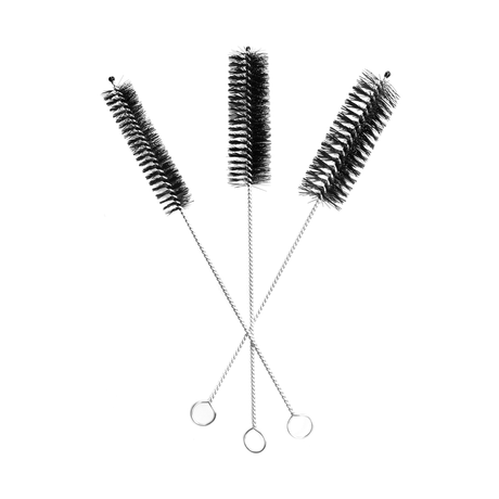 The Depot Nylon Glass Brushes 10 Pack, durable bristles for deep cleaning, top view on white background