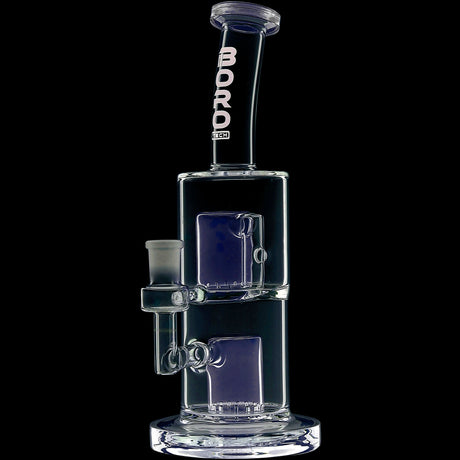 Borotech 9'' Clear Vision Dual Perc Water Pipe