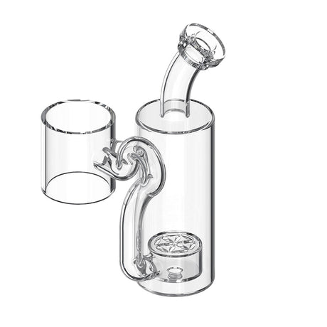 Dr Dabber XS Sidecar Glass Replacement with Quartz Bucket for Vaporizers, Borosilicate Clear View