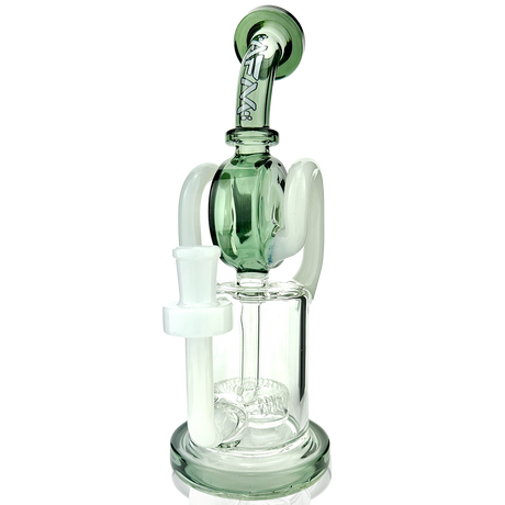 9.5" AFM Andromeda Recycler Dab Rig with Showerhead Perc and Colored Glass