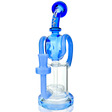 AFM 9.5" Andromeda Recycler Dab Rig with Showerhead Perc and Blue Accents