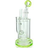 9.5" AFM Milky Way Pump Recycler Dab Rig with Showerhead Perc and Fumed Heady Glass