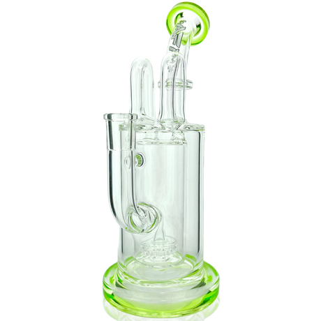 9.5" AFM Milky Way Pump Recycler Dab Rig with Showerhead Perc and Fumed Heady Glass