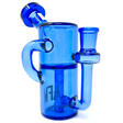 AFM 5.5" Power Can Glass Recycler Mini Dab Rig in Blue with 14mm Female Joint - Front View