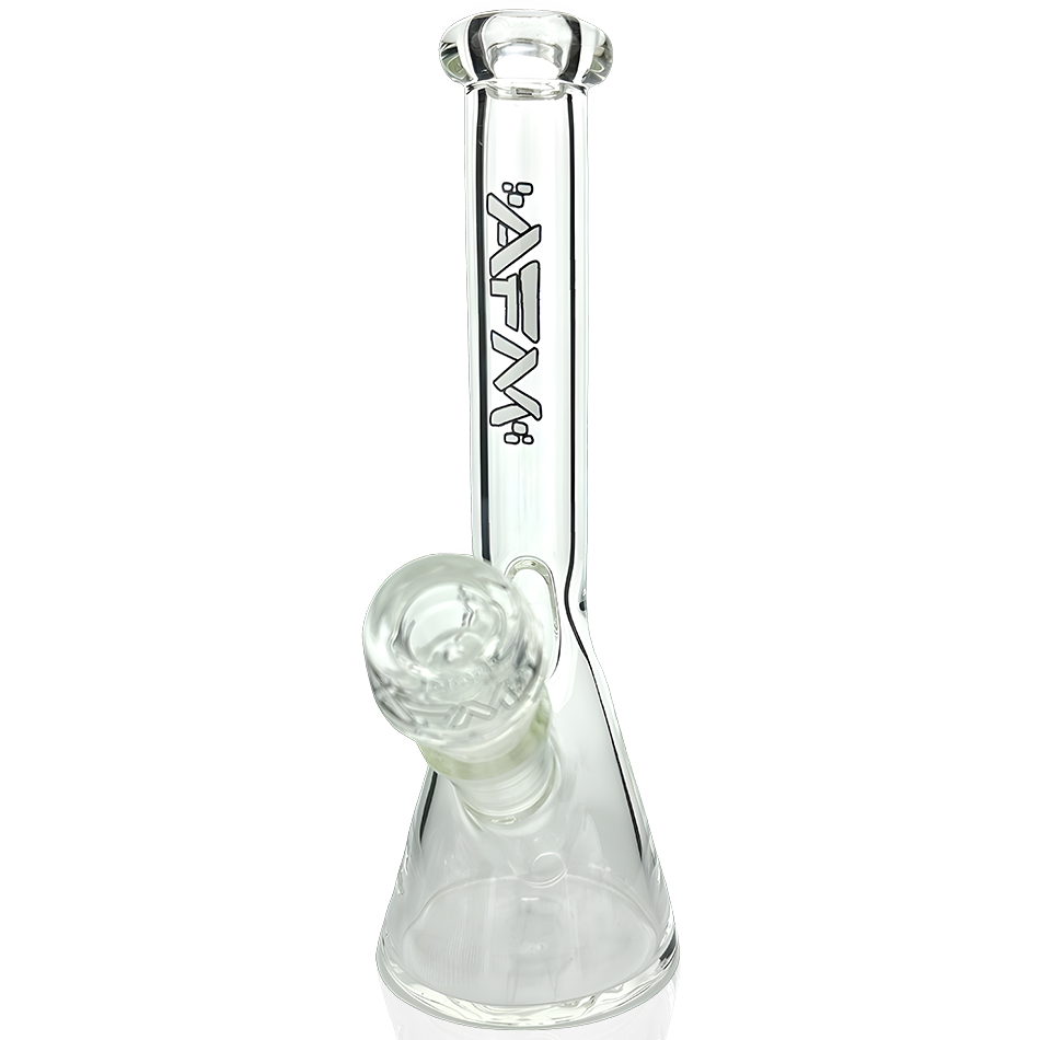 AFM 8" Nano Color Glass Mini Beaker Bong with Bent Neck and 14mm Female Joint