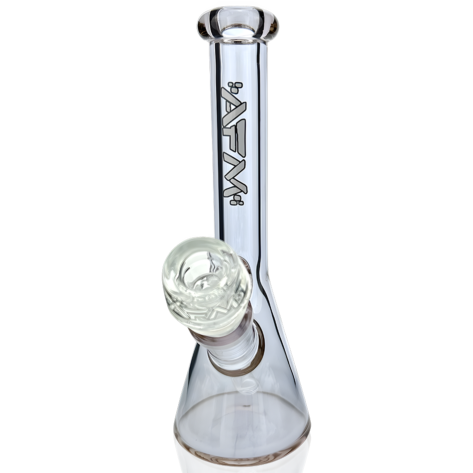 AFM 8" Nano Color Glass Mini Beaker Bong with 14mm Female Joint - Front View