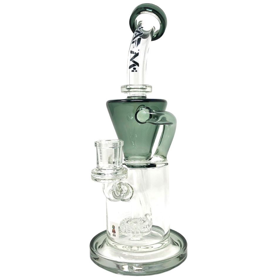 AFM Glass 10.5" Incycler Dab Rig with Showerhead Perc and Fumed Heady Glass