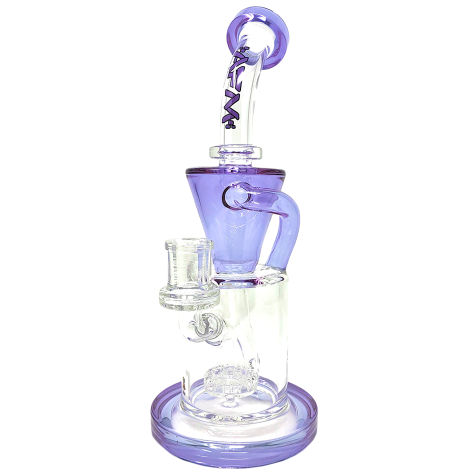 AFM Glass 10.5" Incycler Dab Rig with Showerhead Perc and Fumed Heady Glass