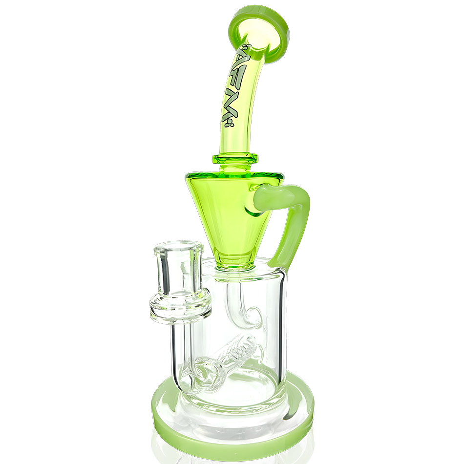 10.5" AFM Dual-Tone Glass Recycler Dab Rig with Drain Functionality