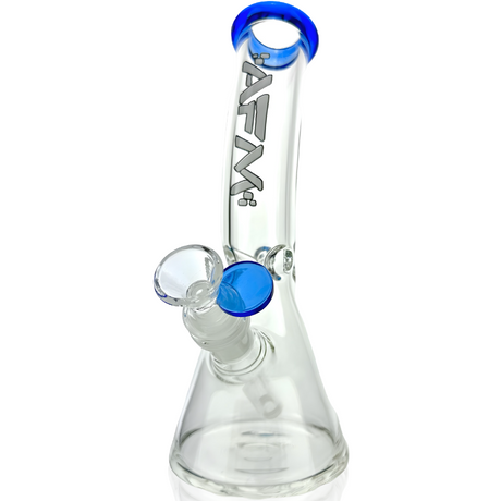 8″ AFM Colored Lip Bent Neck Mini Beaker