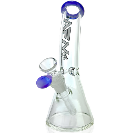 8″ AFM Colored Lip Bent Neck Mini Beaker