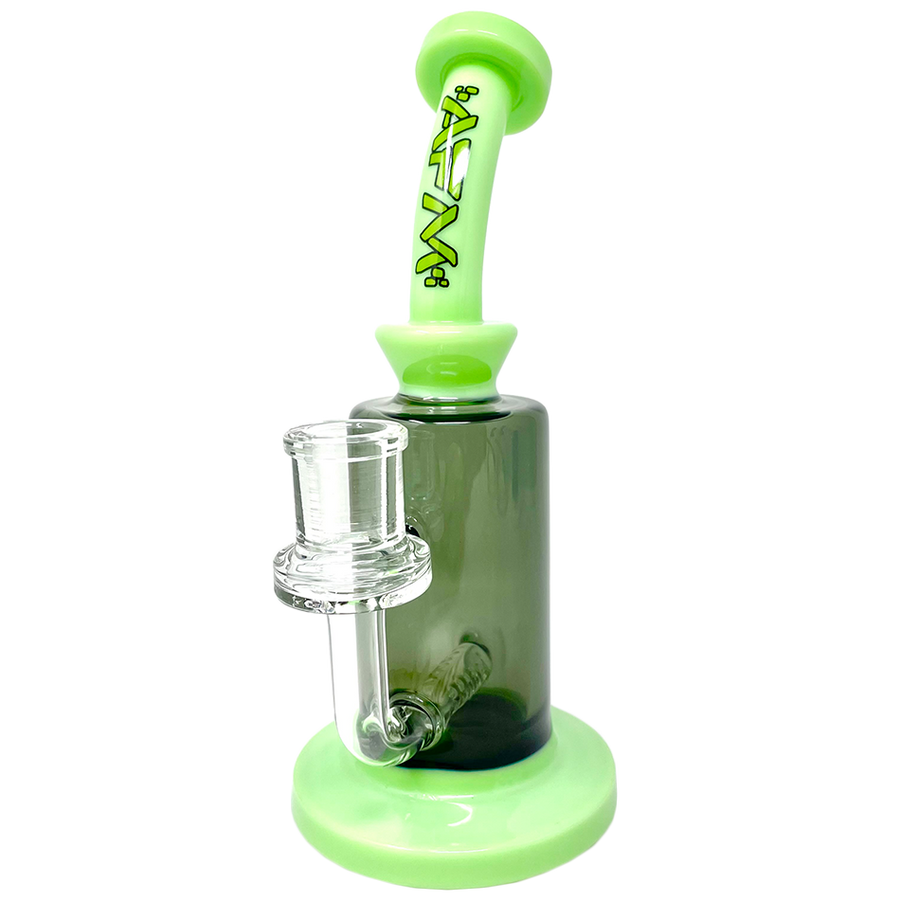 8" AFM Power Inline Perc Glass Dab Rig | DankGeek Best Glass Dab Rig for Flavor
