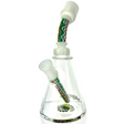 AFM 8.5" Glass Beaker Bong with Reversal Wig Wag Design and Bent Neck