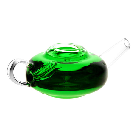 Tea Pot Glycerin Glass Hand Pipe | 4.75" | Colors Vary
