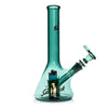 Gear Premium 9 Sidekick Mini Beaker in Teal, borosilicate glass water pipe with lighter holster