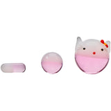 The Stash Shack Pinky Kitty Terp Slurper Set w/ Marble & Valve Caps