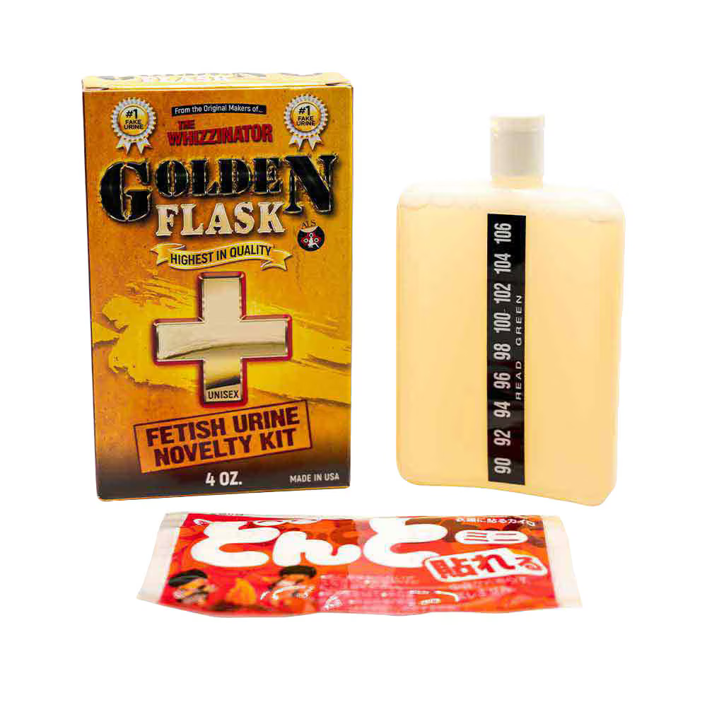 The Whizzinator Golden Flask Fetish Urine | 4oz