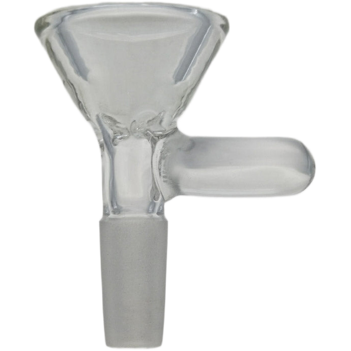 Thick Ass Glass 10MM Male 3-Pinch Screen Slide with Handle