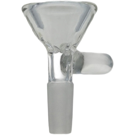 Thick Ass Glass 10MM Male 3-Pinch Screen Slide with Handle