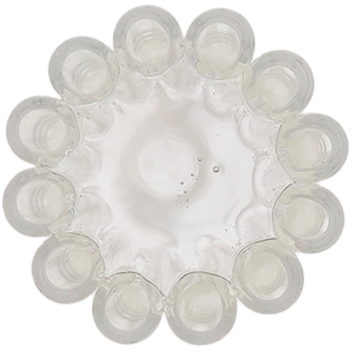 Thick Ass Glass 12-Arm Tree Percolator Downstem 28/18MM - Quartz Smooth Smoke Diffuser