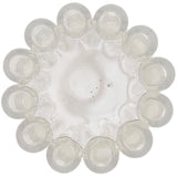 Thick Ass Glass 12-Arm Tree Percolator Downstem 28/18MM - Quartz Smooth Smoke Diffuser