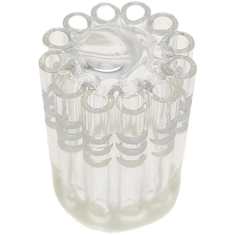 Thick Ass Glass 12-Arm Tree Percolator Downstem 28/18MM - Quartz Smooth Smoke Diffuser
