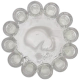 Thick Ass Glass 12-Arm Tree Percolator Downstem 28/18MM - Quartz Smooth Smoke Diffuser