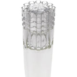 Thick Ass Glass 12-Arm Tree Percolator Downstem 28/18MM - Quartz Smooth Smoke Diffuser