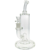Thick Ass Glass 12" UFO Perc Bong 65x5MM with Super Slit Bellow - 18MM Female