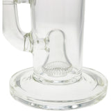 Thick Ass Glass 12" UFO Perc Bong 65x5MM with Super Slit Bellow - 18MM Female