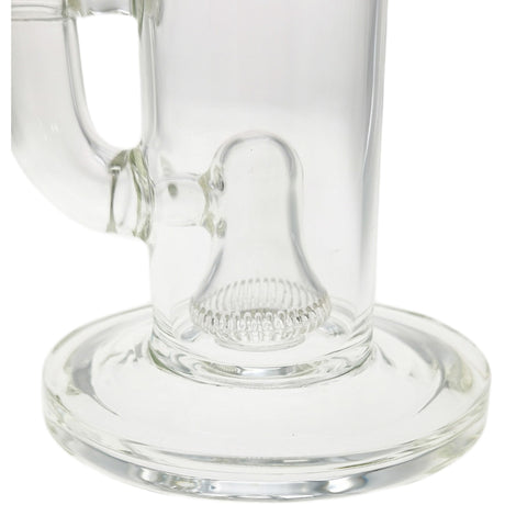 Thick Ass Glass 12" UFO Perc Bong 65x5MM with Super Slit Bellow - 18MM Female