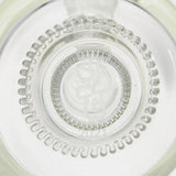 Thick Ass Glass 12" UFO Perc Bong 65x5MM with Super Slit Bellow - 18MM Female