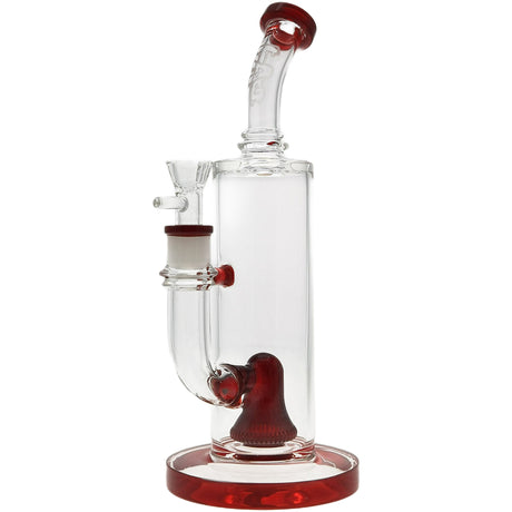 Thick Ass Glass 12" UFO Perc Bong 65x5MM with Super Slit Bellow - 18MM Female