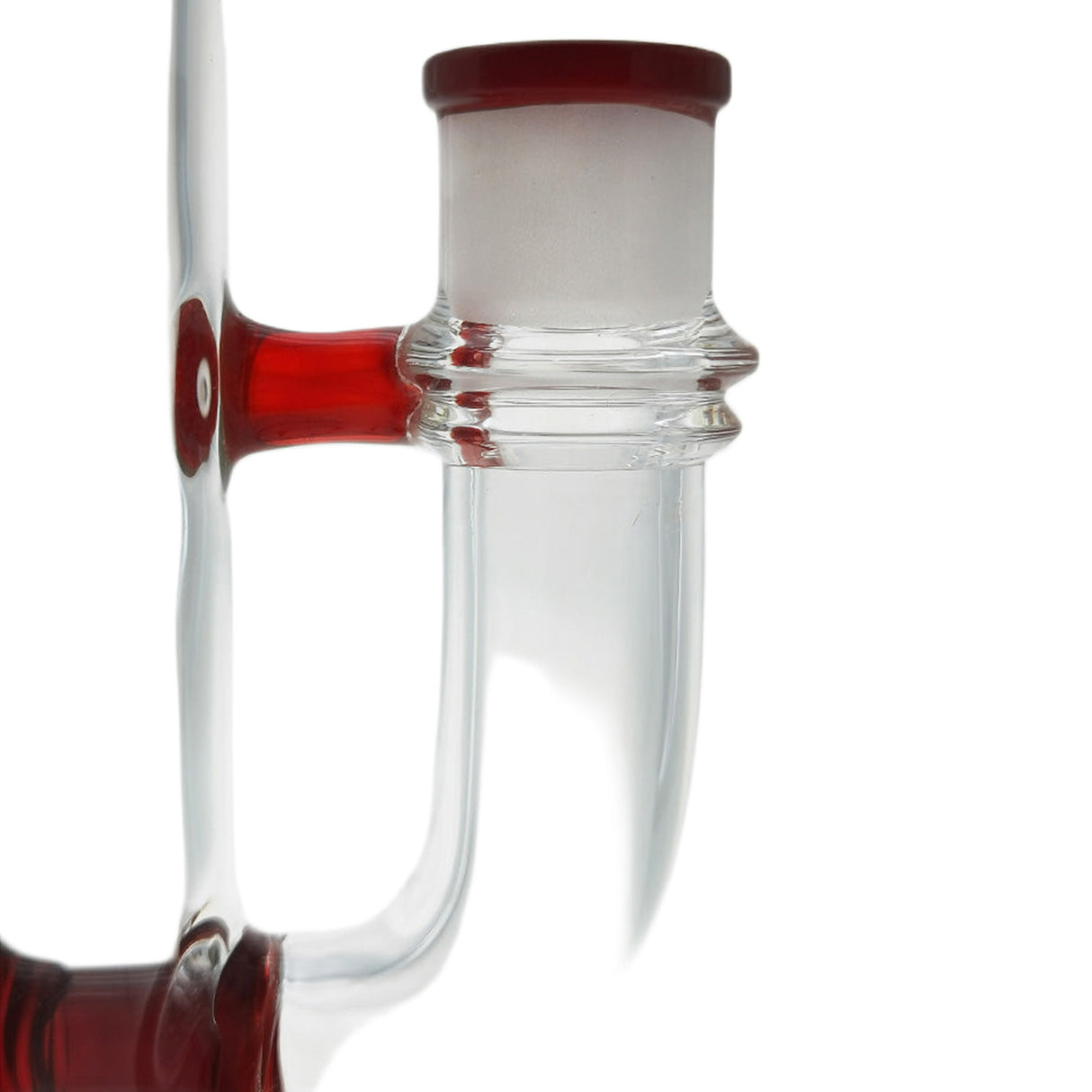 Thick Ass Glass 12" UFO Perc Bong 65x5MM with Super Slit Bellow - 18MM Female