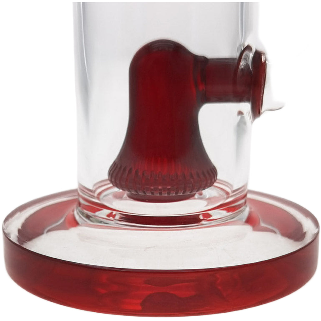 Thick Ass Glass 12" UFO Perc Bong 65x5MM with Super Slit Bellow - 18MM Female