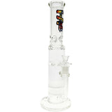 Thick Ass Glass 16" Glass Double Honeycomb Bong w/ Spinning Guard