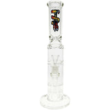 Thick Ass Glass 16" Glass Double Honeycomb Bong w/ Spinning Guard