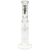 Thick Ass Glass 16" Glass Double Honeycomb Bong w/ Spinning Guard